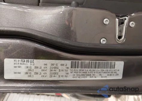 2019 Jeep Compass Sport 4X4 z USA, uszkodzony, nr VIN 3C4NJDABXKT599649